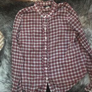 J crew plaid shirt